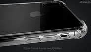 MoKo iPhone X / 10 Case, Crystal Clear Reinforced Corners TPU Bumper Case