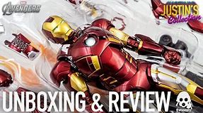 Iron Man MK7 Avengers Threezero DLX Unboxing & Review