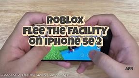 Roblox Game Test on iPhone SE 2