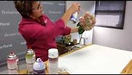 FR Presents: Technique using Design Master Color Tool spray on hydrangeas