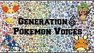 Pokemon | All Generation 6 Pokemon Voices/Impressions/Cries