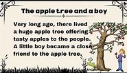 Learn English Through Story 🔥 | Level 2 | The apple tree and a boy