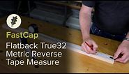 FastCap ProCarpenter Flatback Tape Measure - True32 Metric Reverse 5m (16ft)