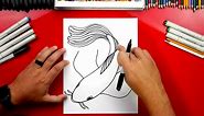 How To Draw A Koi Fish
