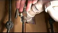 How to Fix Plumbing Supply Line Leak Video