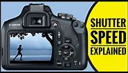 SHUTTER SPEED Explained - Camera and photography basics for beginners.
