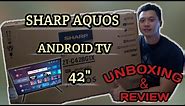 SHARP Aquos LED Android TV 42" UNBOXING | REVIEW | From Royal Star
