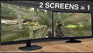 Join Two Displays into Ultrawide Screen/Desktop/Game (2x 1920x1080 = 3840x1080) [NVIDIA Cards Only]