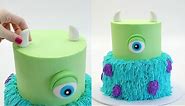 How To Make A MONSTERS INC. Cake