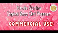 Commercial Use Digital Kindle Scribe Boss Girl Planner