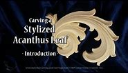 Carving a Stylized Acanthus Leaf - Introduction