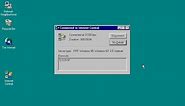 Retro Windows 95 Dial-Up Modem
