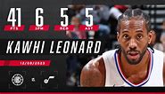Kawhi Leonard scores SEASON HIGH as Clippers top Jazz | NBA on ESPN