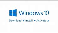 How to Download | Install | Activate WINDOWS 10 for FREE