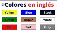 Colores en inglés y español con pronunciación - Vocabulario del inglés