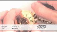Woodford 1021 - 17 Jewel Gold Plated Mechanical Half Hunter Pocket Watch