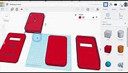 Making a custom cell phone case in TinkerCad