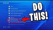 10 PS4 Settings You Need To Change NOW!