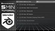 How To Install Addons In Blender