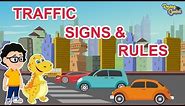 Traffic Signs and Rules For Kids | Road Safety For Children | Roving Genius