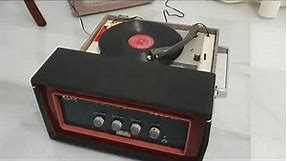 The Beatles 78 rpm record in electric 1963 Melodial player