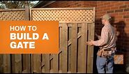 How To Build A Gate (With Bonus Lattice Feature)
