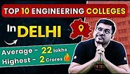 Top 10 Engineering Colleges in Delhi | 2 Crore Placement😱😱 | Harsh sir @VedantuMath