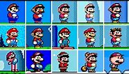 Evolution of Mario's Sprites in Super Mario World