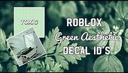 Roblox Green Aesthetic Decal ID’s