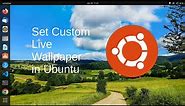 Create Live Wallpaper in Ubuntu 22.04