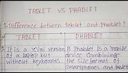 Tablet vs phablet|difference between tablet and phablet in hindi|tablet and phablet in difference.