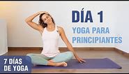 Día 1- Reto de Yoga para Principiantes | Aprende yoga en 7 clases de iniciación | Anabel Otero