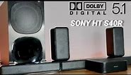 Sony HT S40R 600W Real 5.1 dolby digital surround sound soundbar detailed review with pros & cons