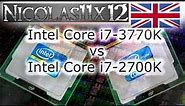 Intel i7-3770K vs Intel i7-2700K CPU Comparison Review