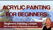 Acrylic Painting For Beginners #MooreMethod