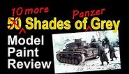 10 More Shades of Panzer Grey - Which Model Paint is the Most Accurate?