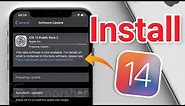 How to Install iOS 14 Public Beta on iPhone using Beta Profile, No Computer!