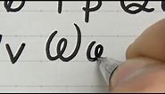 How to write Disney font with a pen | Capital and small letters | Amazing handwriting | Calligraphy