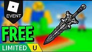 How To Get Cursed Sword in UGC Dont press the button (ROBLOX FREE LIMITED UGC ITEMS)