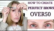 HOW TO USE AN EYEBROW STENCIL OVER 50