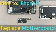 iPhone X Motherboard replacement
