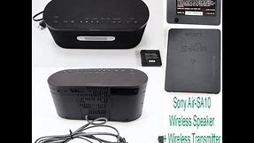 Sony Wireless Speaker Model #: AIR-SA10 +Matching Transmitter Card Model #: EZW-RT10 #nustuffthrift