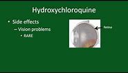 Hydroxychloroquine for Rheumatoid Arthritis