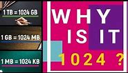 Why 1024 ? Why not 1000? Why Binary Conversion uses 1024? Why 1 MB=1024 KB ?| BITS TO BYTES