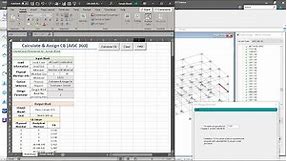 Calculate & Auto-assign Cb factor for AISC 360 code || Custom User Tool with OpenSTAAD || LTB check