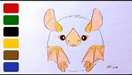 How to Draw a Bat - Honduran White Bat