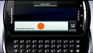 Xperia™ pro - Slide out keyboard