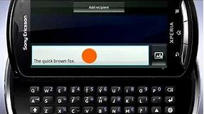 Xperia™ pro - Slide out keyboard