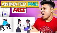 HOW TO DOWNLOAD FREE ANIMATED PNG | MAKE PROFESSIONAL VIDEO FROM PNG's | SIDONTECH