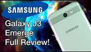 Galaxy J3 Emerge Full Review! (60FPS)